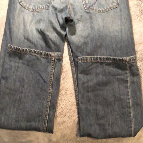 Levis 505 straight jeans sz 16 Reg/ 28 x 28, med wash/5 pocket - Picture 6 of 14
